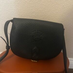 Superdry Black Textured Crossbody Bag